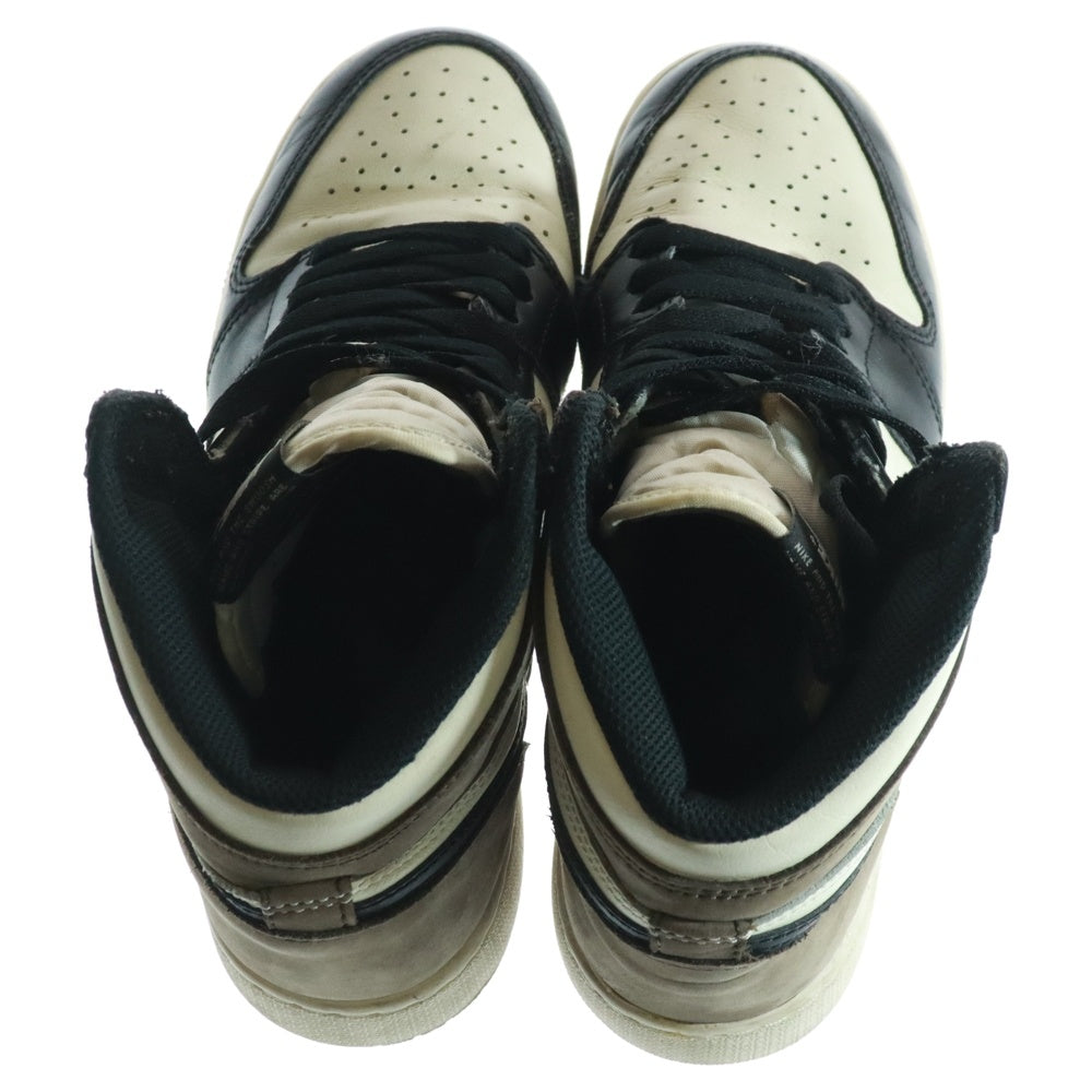 NIKE(ナイキ) AIR JORDAN 1 RETRO HIGH OG GS DARK MOCHA 575441-105 エアジョーダン1ダークモカ ハイカットスニーカー グレードスクールUS6Y/24cm レディース