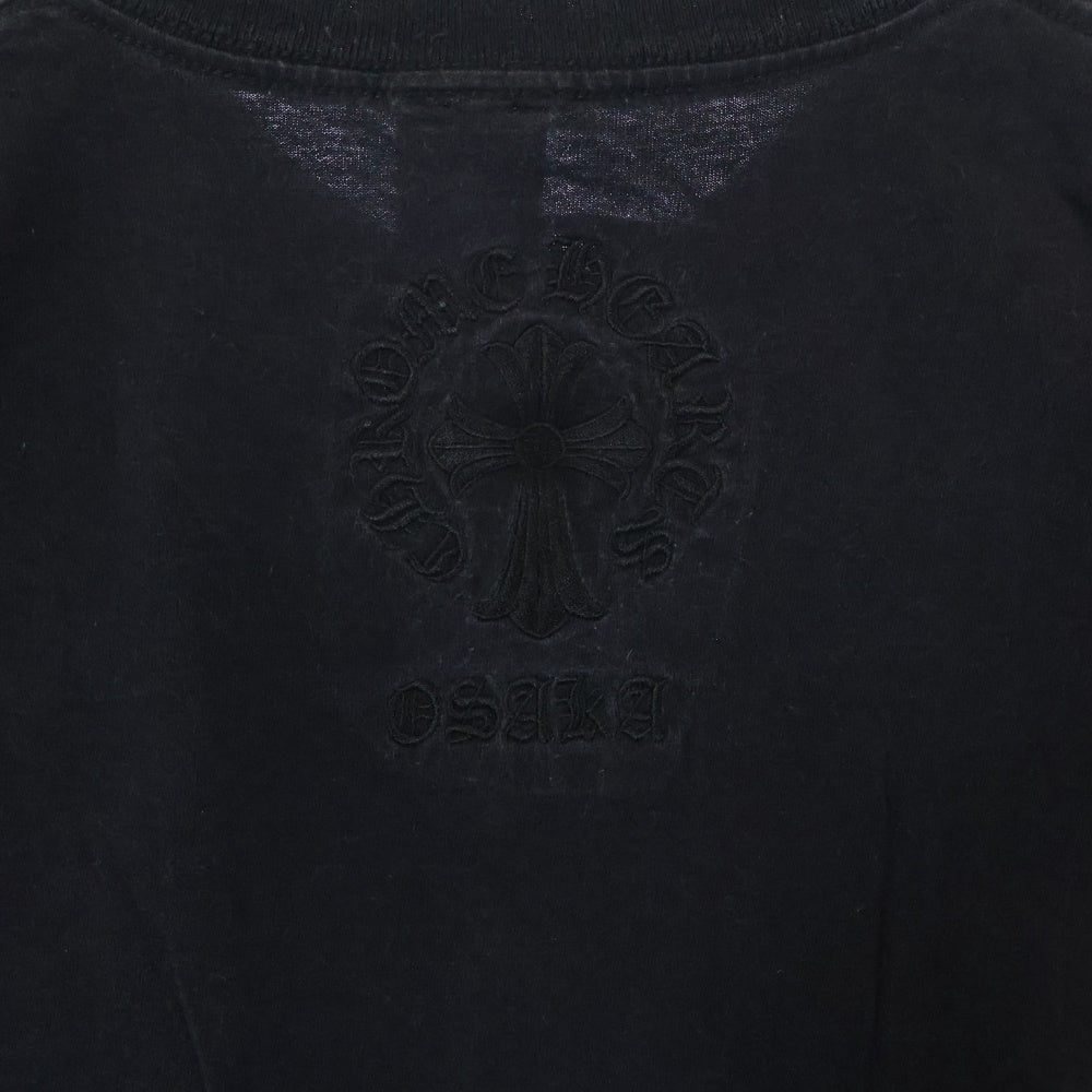 CHROME HEARTS(クロムハーツ) OLD ダガーポケット 大阪限定刺繍 半袖Tシャツ カットソー ブラック