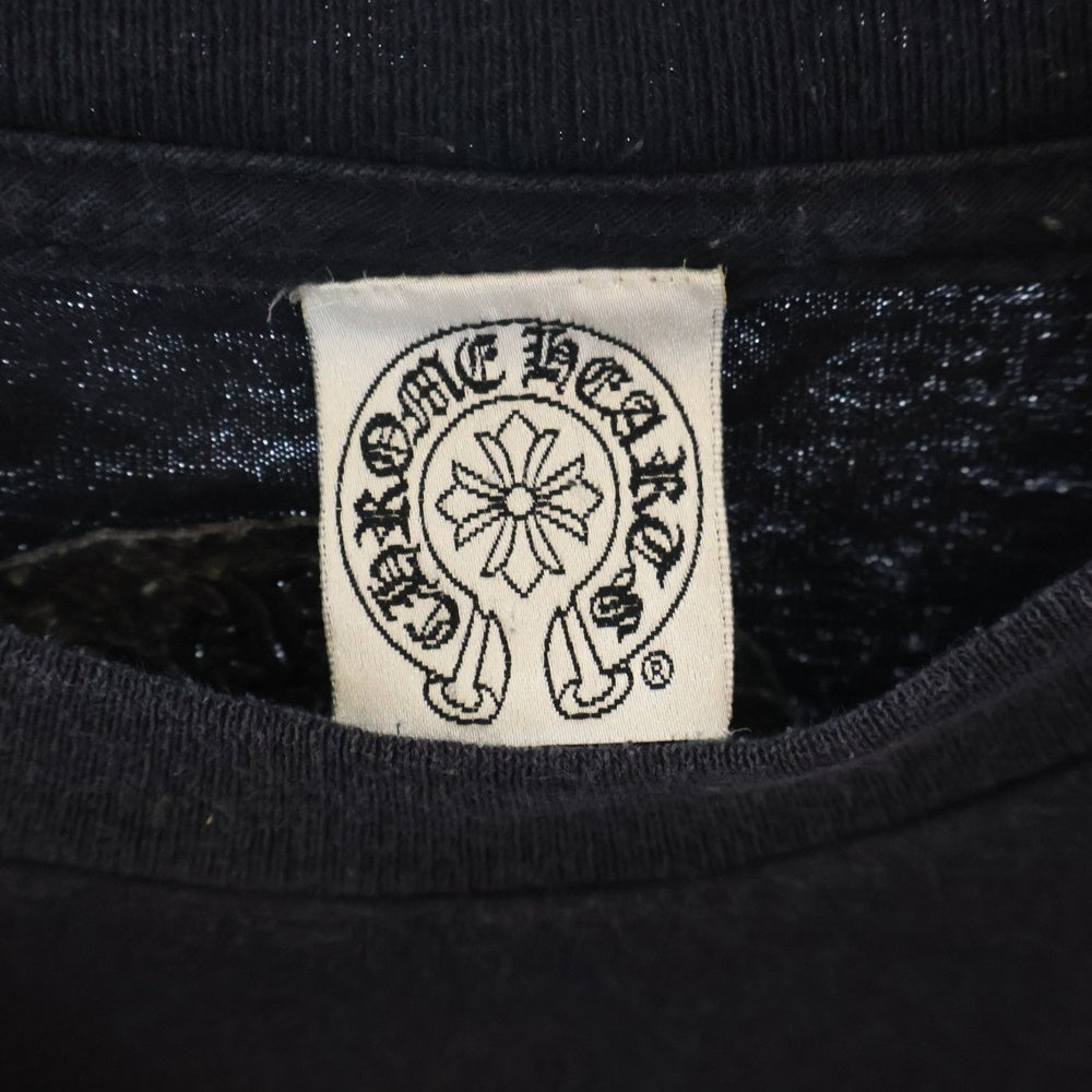 CHROME HEARTS(クロムハーツ) OLD ダガーポケット 大阪限定刺繍 半袖Tシャツ カットソー ブラック