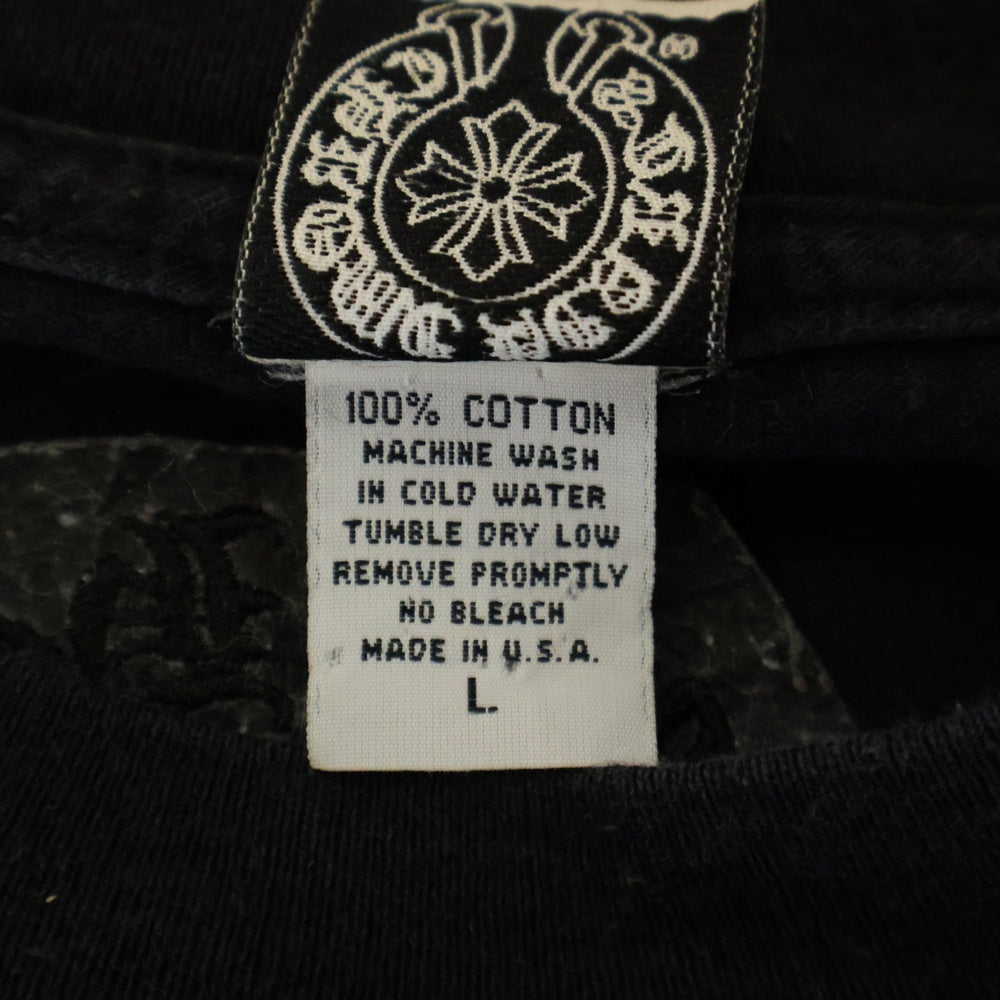 CHROME HEARTS(クロムハーツ) OLD ダガーポケット 大阪限定刺繍 半袖Tシャツ カットソー ブラック