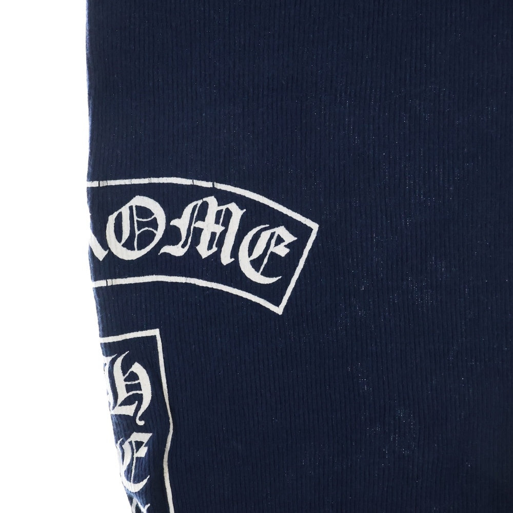 CHROME HEARTS(クロムハーツ) OLD FUCK YOU T BAR TANK TOP ファックユーTバープリント リブタンクトップ ノースリーブカットソー ネイビー