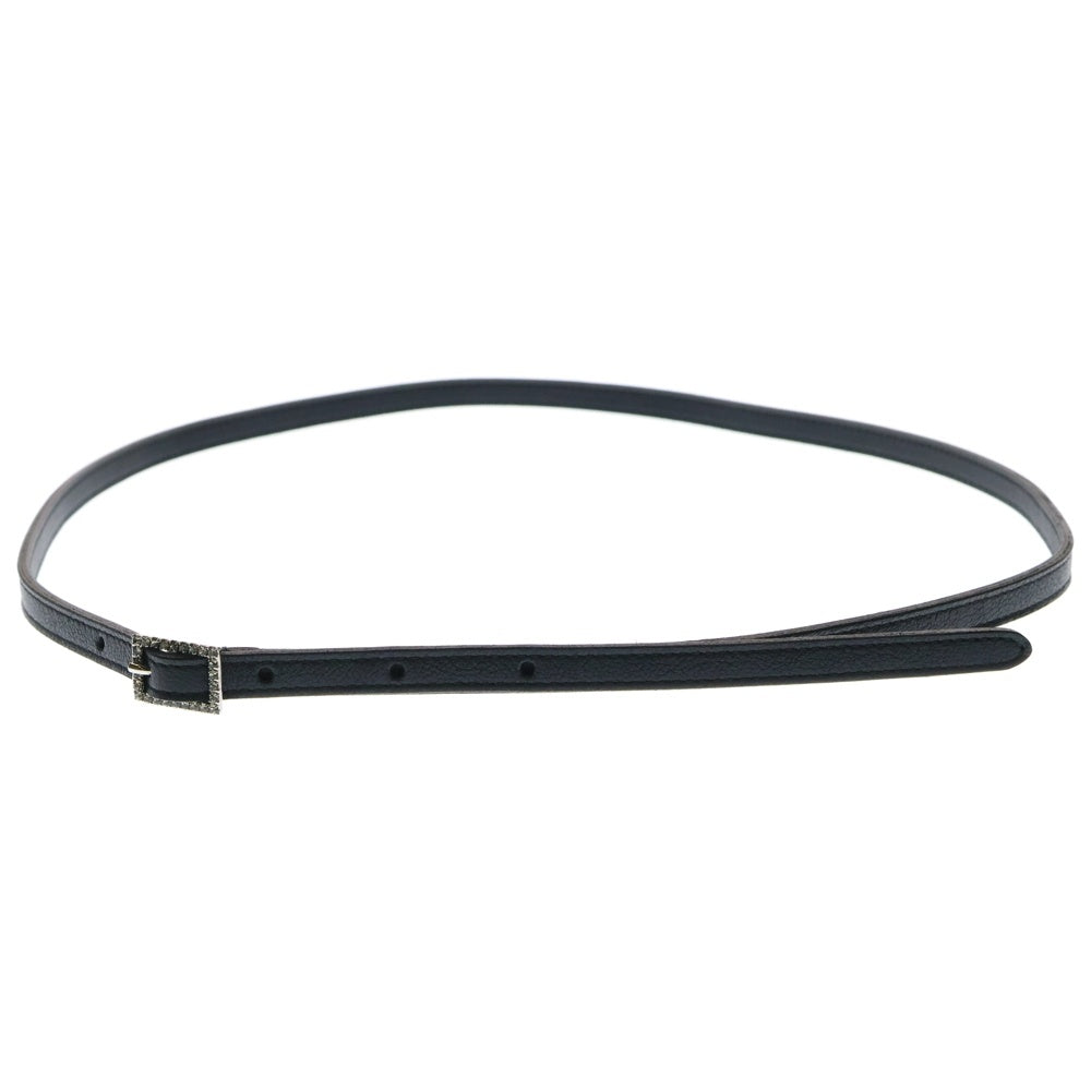 SAINT LAURENT PARIS(サンローランパリ) スワロバックル レザーベルト GRZ710085 ブラック