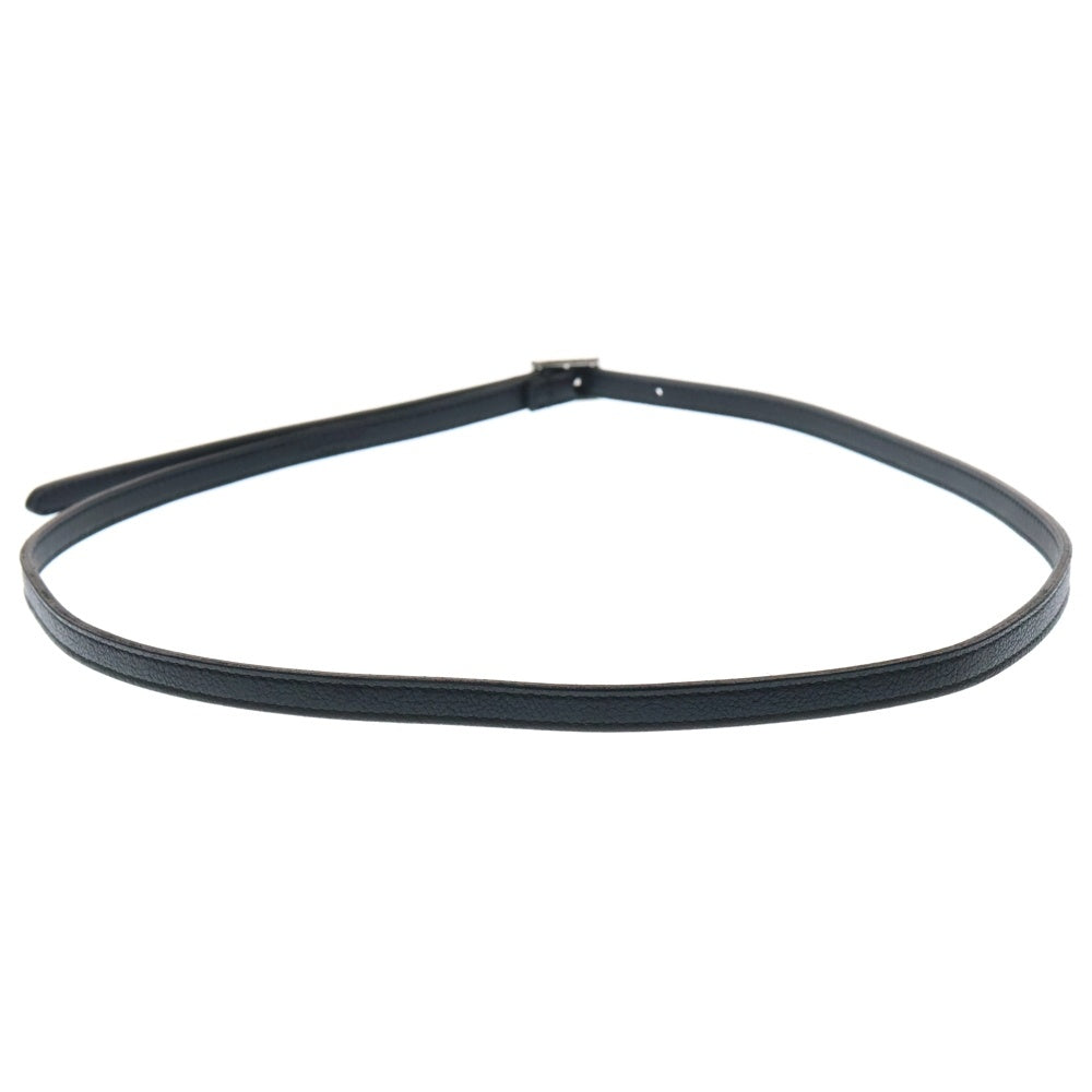 SAINT LAURENT PARIS(サンローランパリ) スワロバックル レザーベルト GRZ710085 ブラック