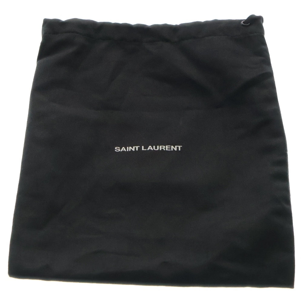SAINT LAURENT PARIS(サンローランパリ) スワロバックル レザーベルト GRZ710085 ブラック