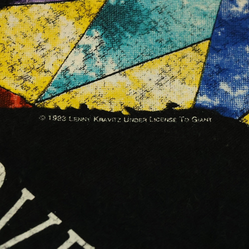 VINTAGE(ヴィンテージ) 90s LENNY KRAVITZ UNIVERSAL LOVE TOUR レイニーグラビッツ ツアー Tシャツ 半袖 カットソー ブラック