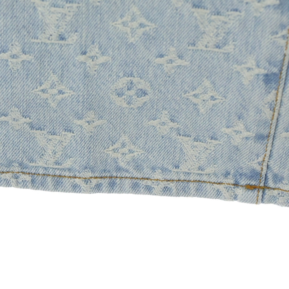 LOUIS VUITTON(ルイヴィトン) ×NBA RM212M UZD HLD01W モノグラムフレアデニムパンツ インディゴ