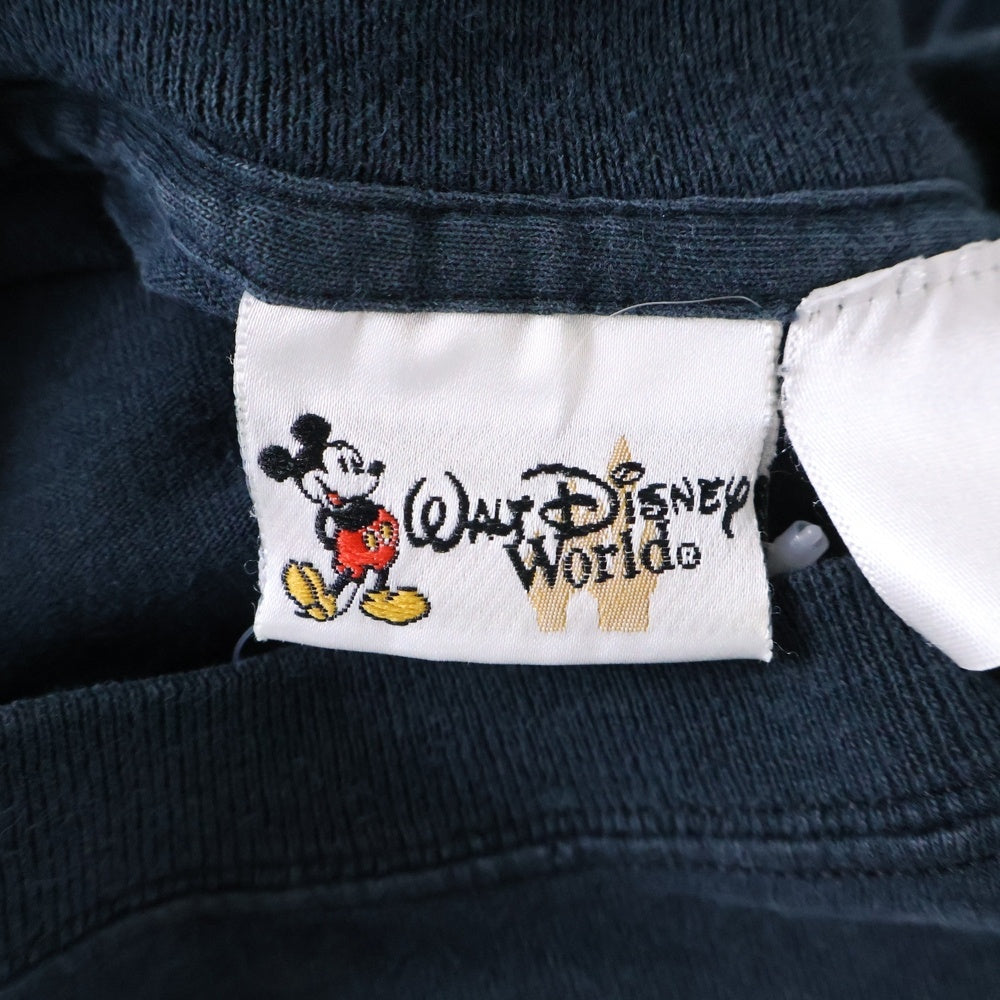 VINTAGE(ヴィンテージ) 90s DISNEY WORLD ディズニー プリント半袖Tシャツ カットソー ブラック
