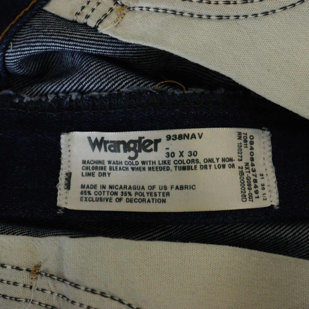 Wrangler(ラングラー) カウボーイ ブーツカット デニムパンツ 938NAV インディゴ