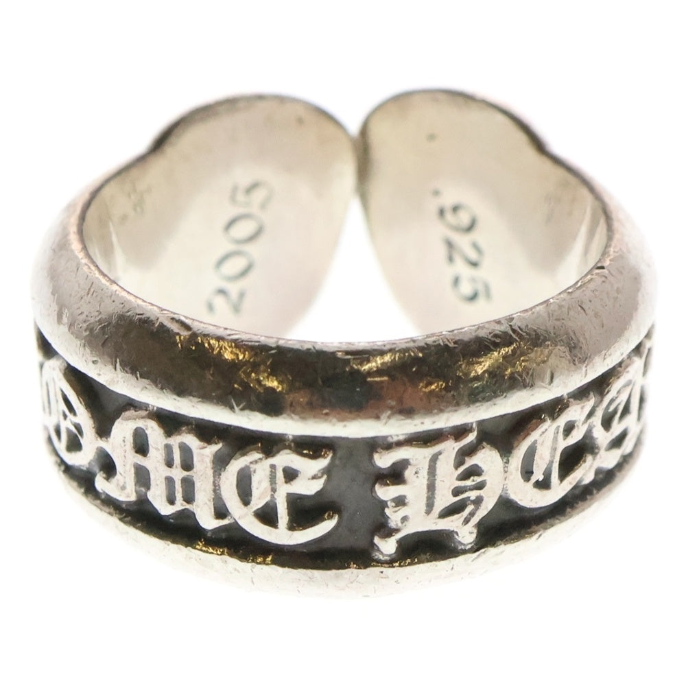 CHROME HEARTS(クロムハーツ) SM SCROLL LABEL スモールスクロールラベル リング シルバー BCA413