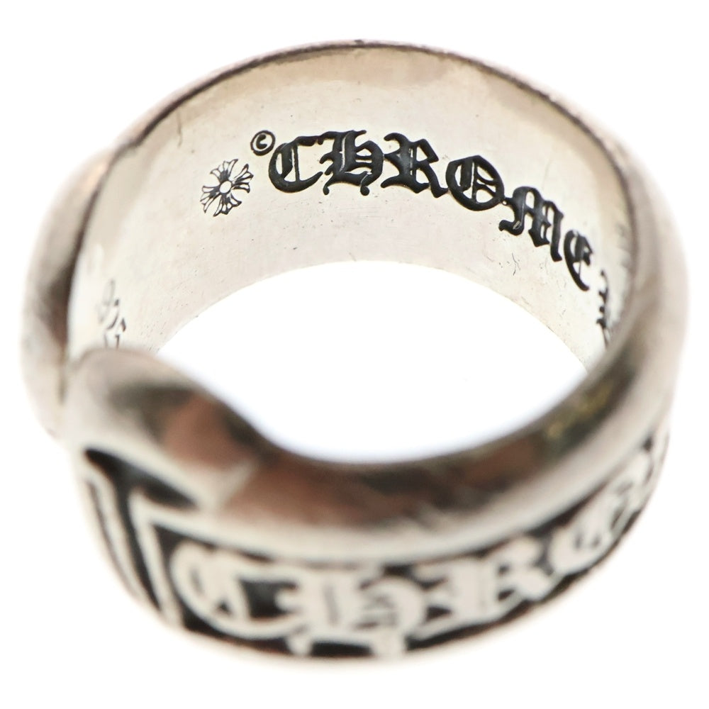 CHROME HEARTS(クロムハーツ) SM SCROLL LABEL スモールスクロールラベル リング シルバー BCA413
