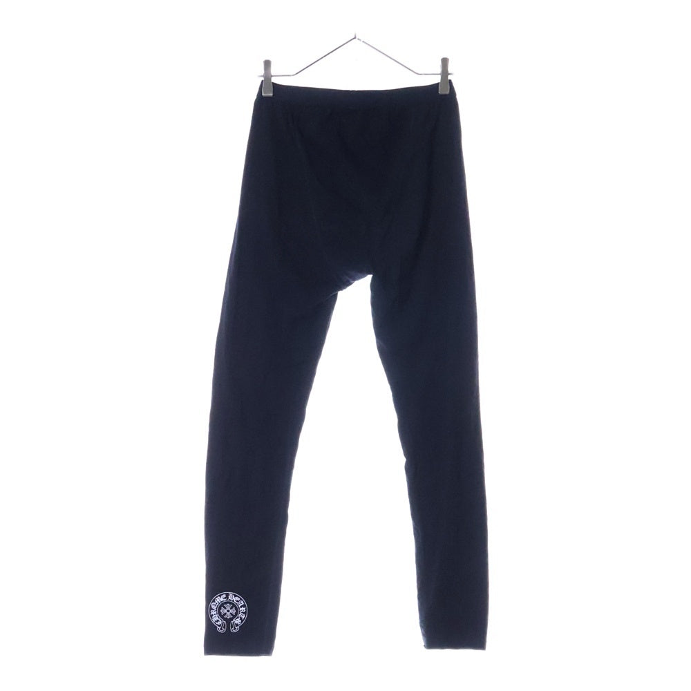 CHROME HEARTS(クロムハーツ) LONG JOHNS ホースシュープリント レギンス ブラック