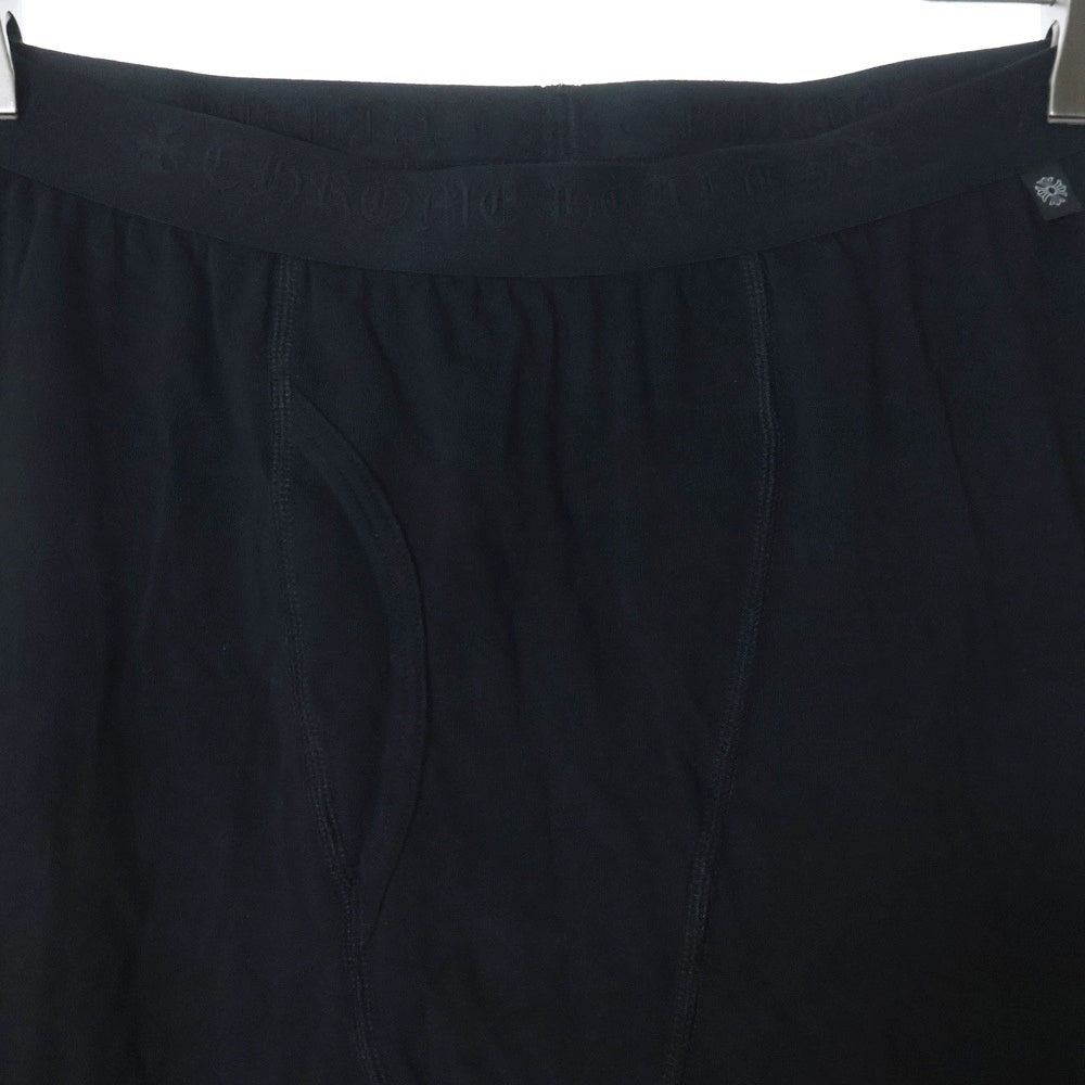 CHROME HEARTS(クロムハーツ) LONG JOHNS ホースシュープリント レギンス ブラック