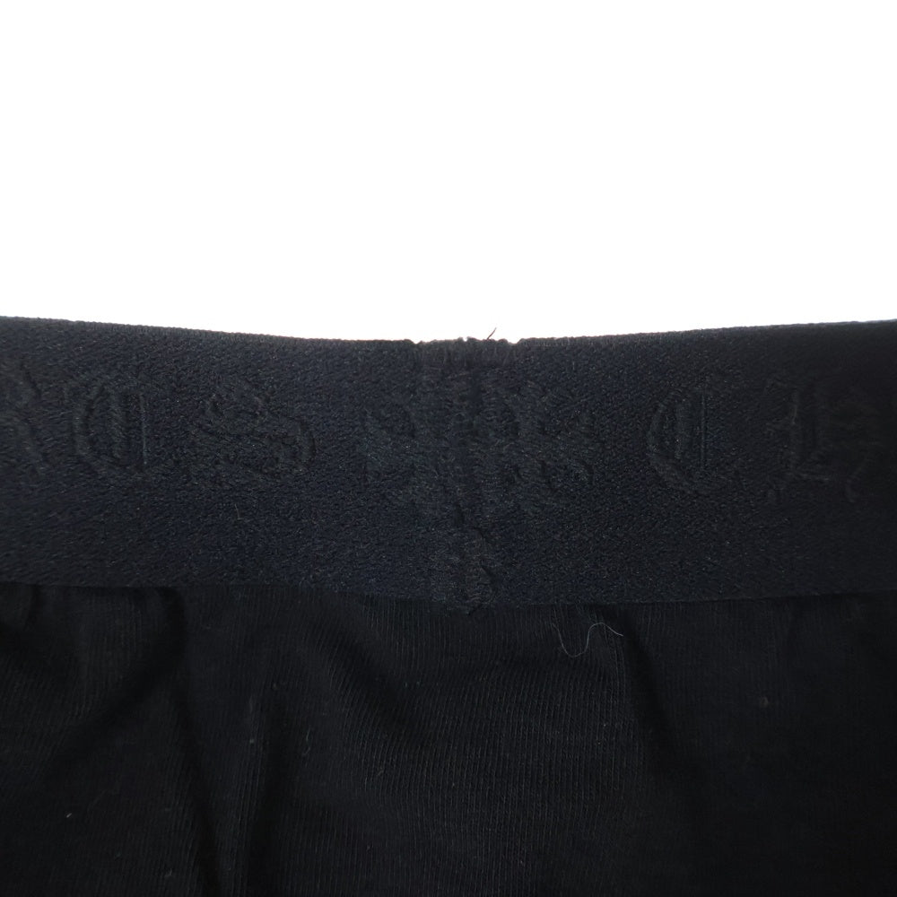 CHROME HEARTS(クロムハーツ) LONG JOHNS ホースシュープリント レギンス ブラック