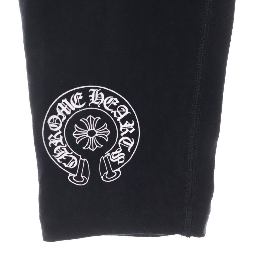 CHROME HEARTS(クロムハーツ) LONG JOHNS ホースシュープリント レギンス ブラック