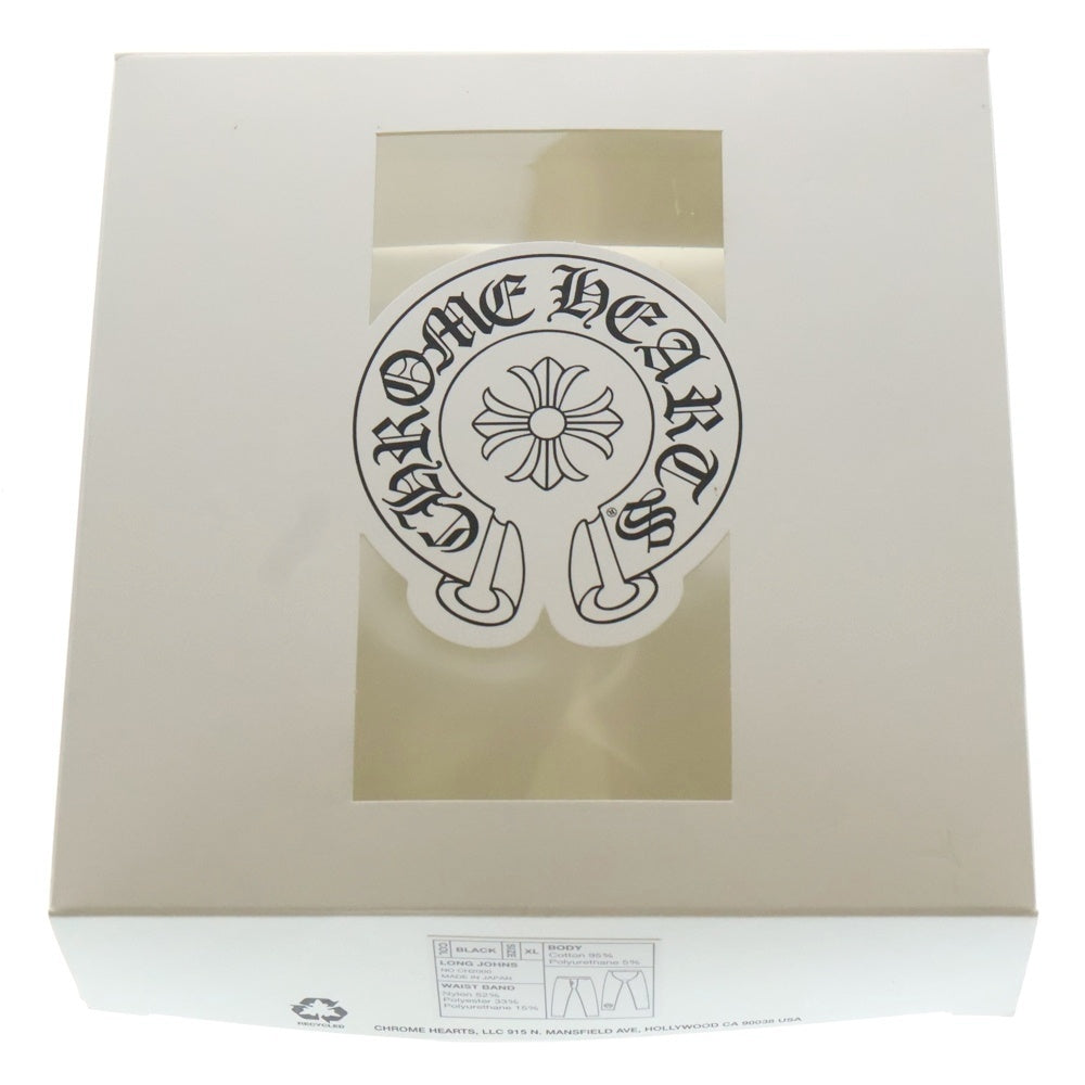 CHROME HEARTS(クロムハーツ) LONG JOHNS ホースシュープリント レギンス ブラック