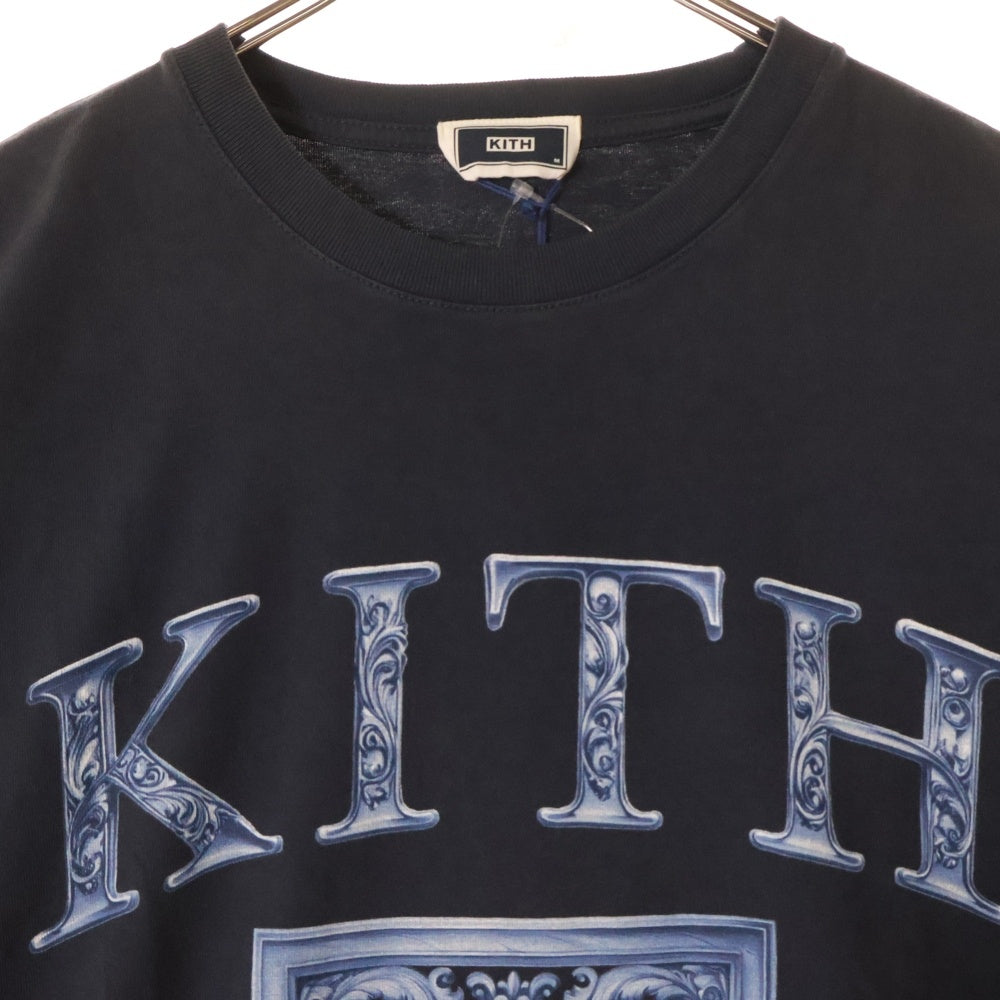 KITH(キス) NY TO THE WORLD 25-073-060-0002-3-0 半袖Tシャツ カットソー ネイビー