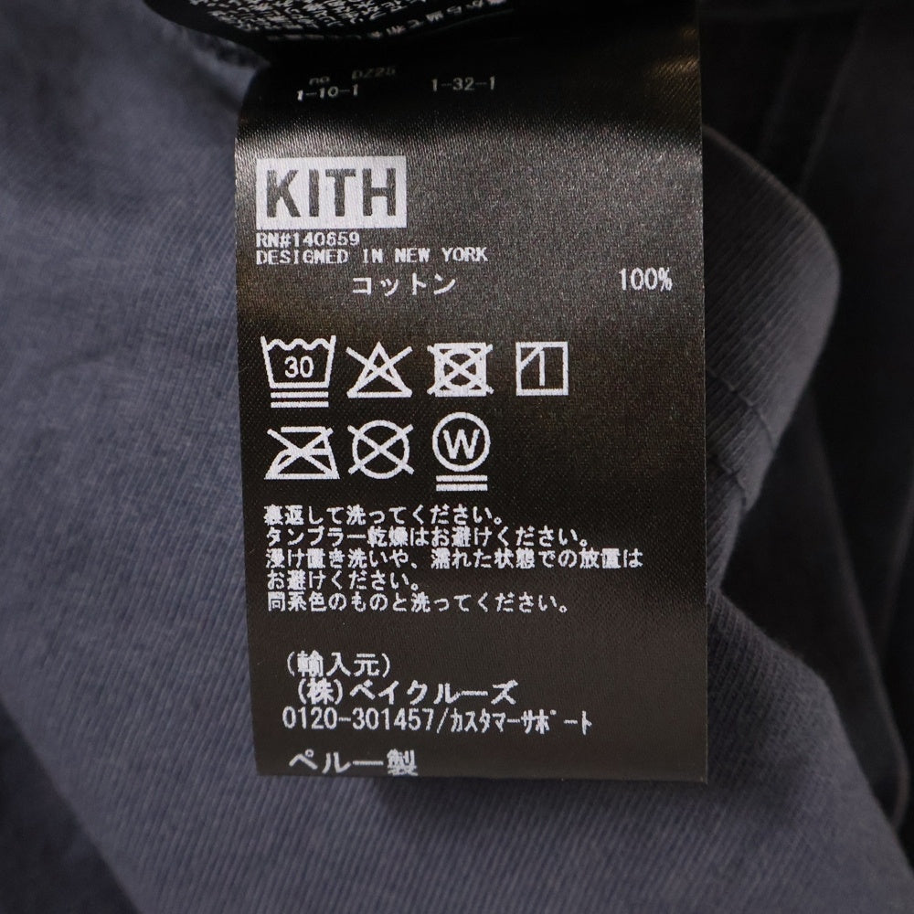 KITH(キス) NY TO THE WORLD 25-073-060-0002-3-0 半袖Tシャツ カットソー ネイビー