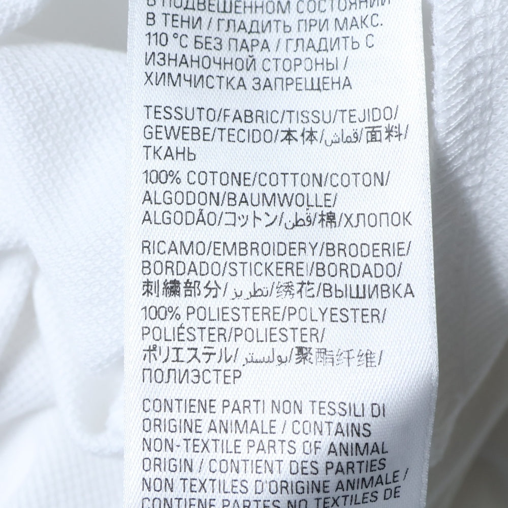 BALENCIAGA(バレンシアガ) 24SS BBロゴ刺繍オーバーサイズ半袖ポロシャツ 791001 TQVM7 ホワイト