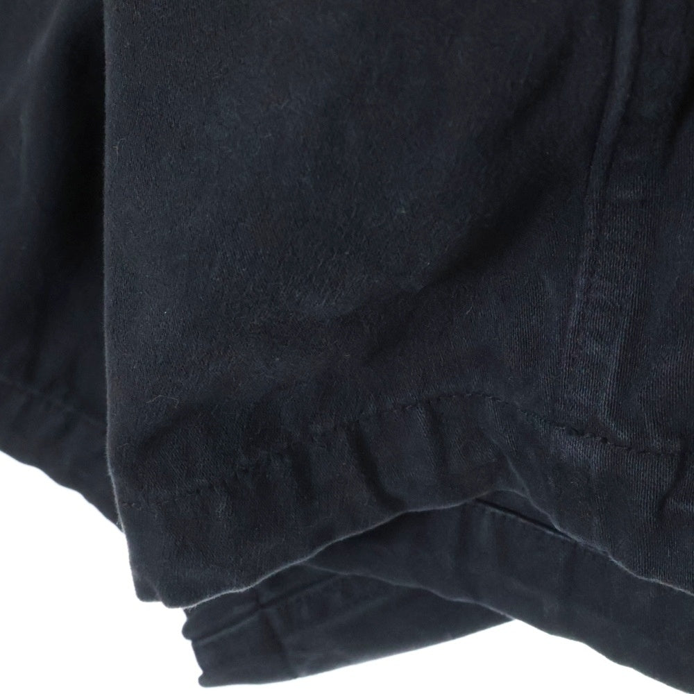 Yeezy Gap Engineered by Balenciaga(イージー ギャップ エンジニアードバイ バレンシアガ) SATEEN ANORAK HOODIE サテンアノラックフーディーパーカー 471395 ブラック