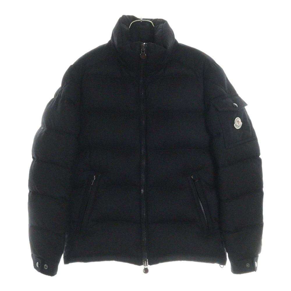 MONCLER(モンクレール) TOURVILLE GIUBBOTTO C-ZIND-17-4568 ダウンジャケット 袖ロゴパッチ付き ブラック