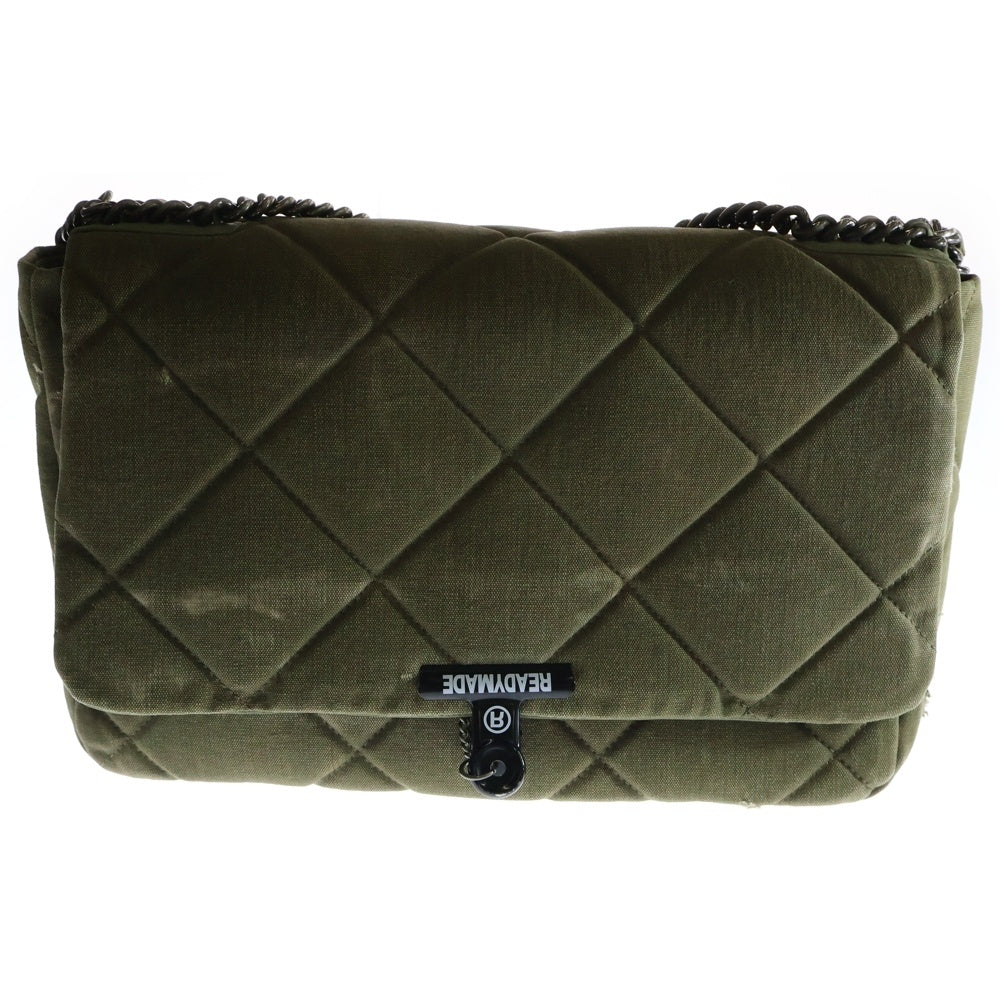 READY MADE(レディメイド) BIG CHAIN BAG ヴィンテージコットン ビッグ チェーン バッグ カーキ