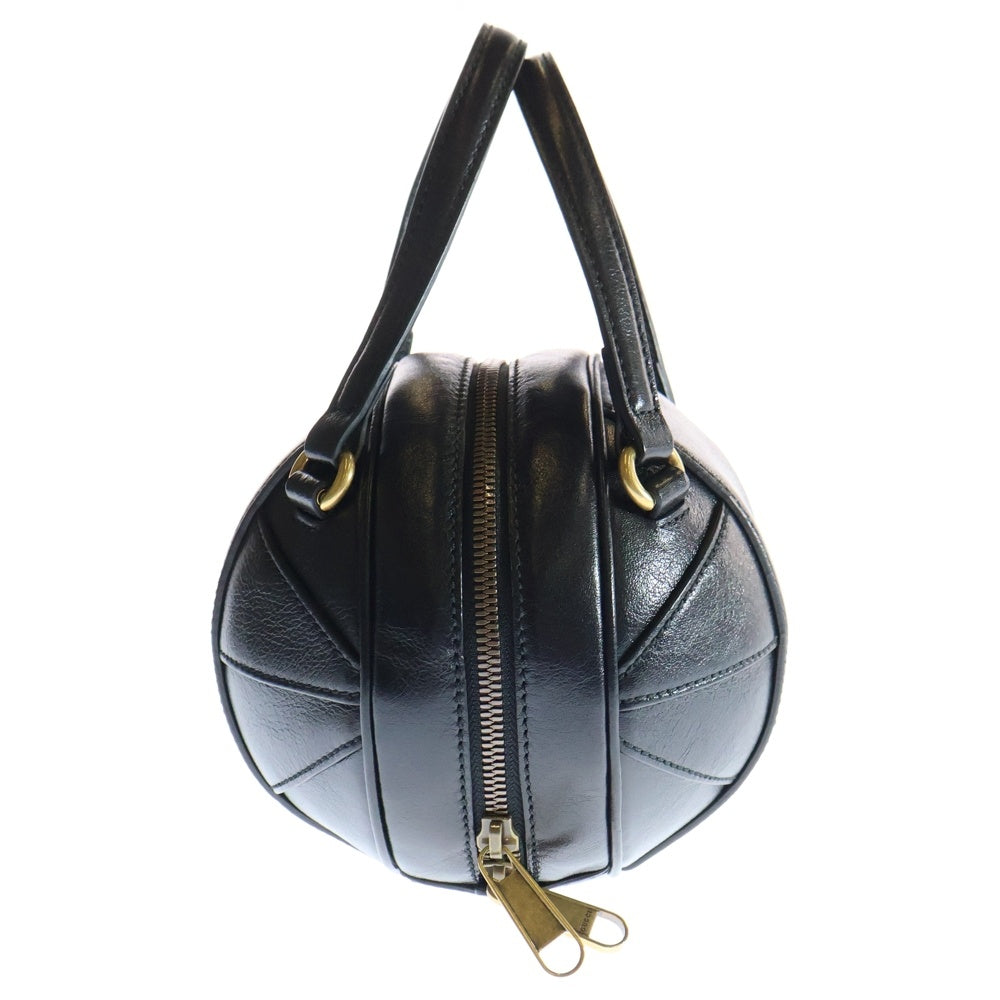 GUCCI(グッチ) シェルバスケット レザー2WAYハンドバッグ 547855 ブラック
