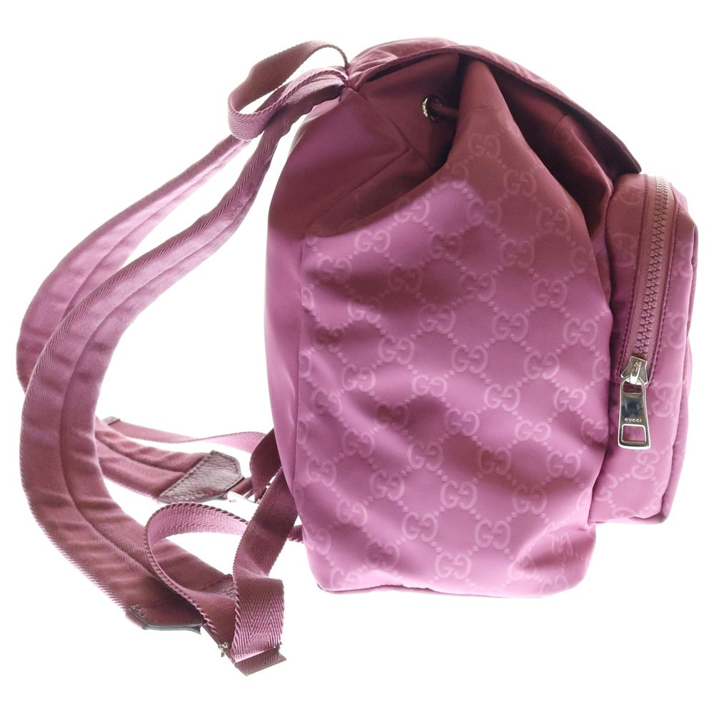 GUCCI(グッチ) GGスプリーム フラップバックパック 406361 ピンク