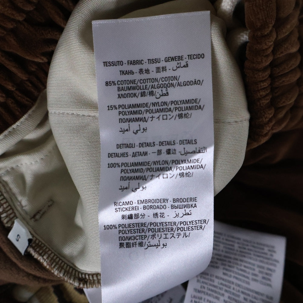 GUCCI(グッチ) サイドライン ベロ ルーズショニエールトラックパンツ 574097 XJA6U ブラウン