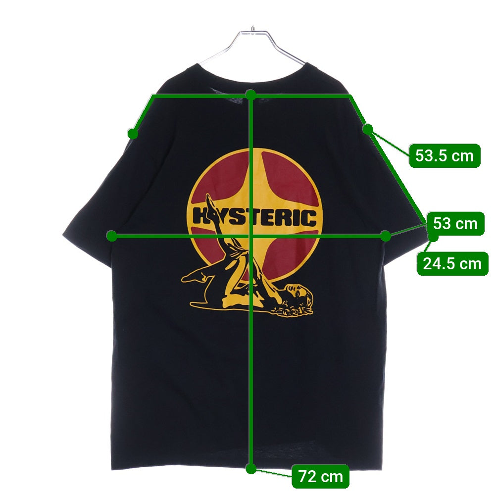 SUPREME(シュプリーム) 24AW ×Hysteric Glamour Pin Up Tee ヒステリックグラマー ピンアップ 半袖Tシャツ ブラック