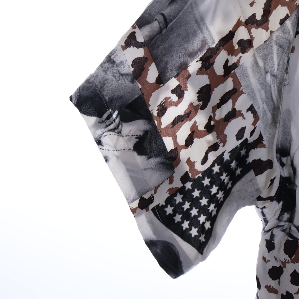 WACKO MARIA(ワコマリア) 21SS LARRY CLARK TULSA HAWAIIAN SHIRT S/S ラリークラーク 開襟シャツ 半袖シャツ ホワイト/グレー/ブラウン