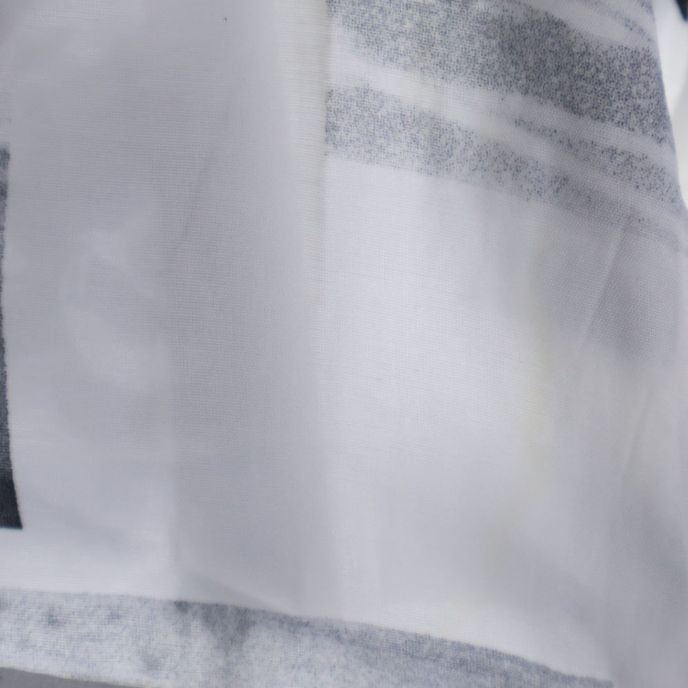 WACKO MARIA(ワコマリア) 21SS LARRY CLARK TULSA HAWAIIAN SHIRT S/S ラリークラーク 開襟シャツ 半袖シャツ ホワイト/グレー