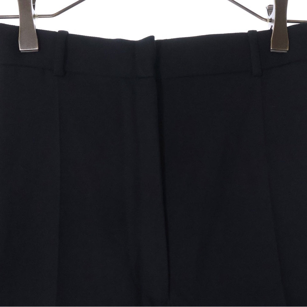 BURBERRYS(バーバリーズ) Stonewood silk band black wool pants 4072901 サイドシルクライン ロングパンツ ブラック