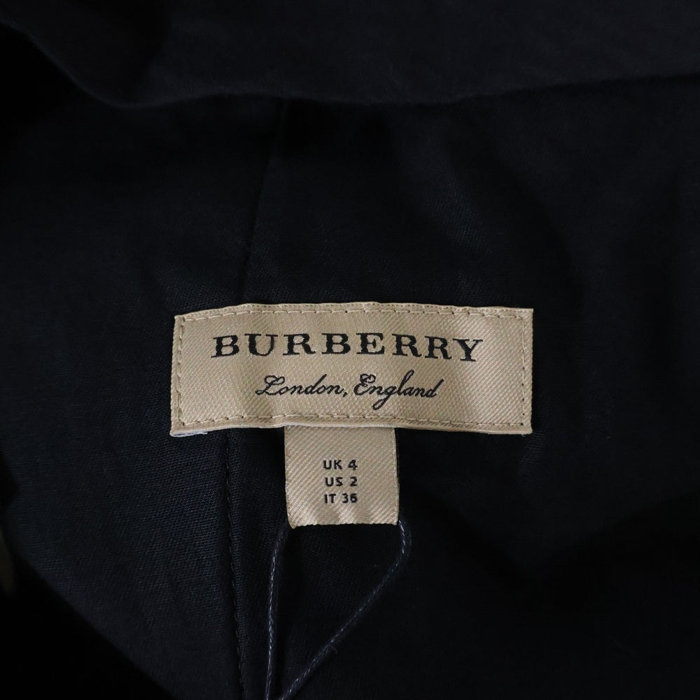 BURBERRYS(バーバリーズ) Stonewood silk band black wool pants 4072901 サイドシルクライン ロングパンツ ブラック