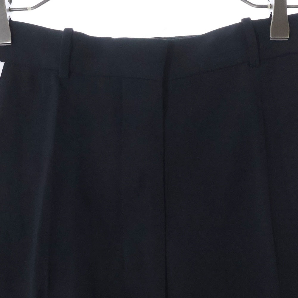 BURBERRYS(バーバリーズ) Stonewood silk band black wool pants 4073817 サイドシルクライン ロングパンツ ブラック/ホワイト