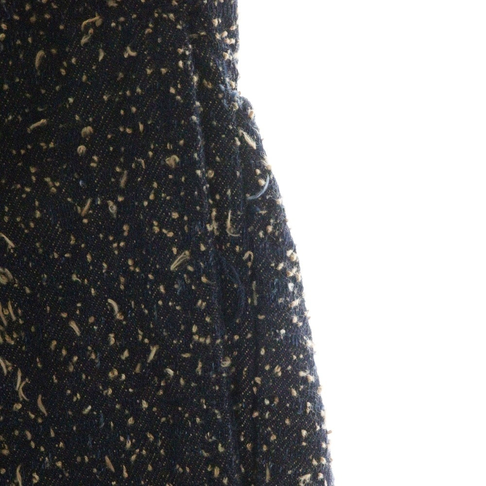 RANDY(ランディ) 23AW×Laid.B Sit W-hip pants レイドビー ダブルヒップツイードデニムパンツ 23FW-PT01 ネイビー