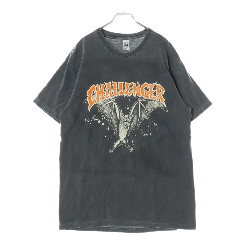 CHALLENGER(チャレンジャー) S/S BAT TEE プリントデザイン 半袖Tシャツ カットソー グレー