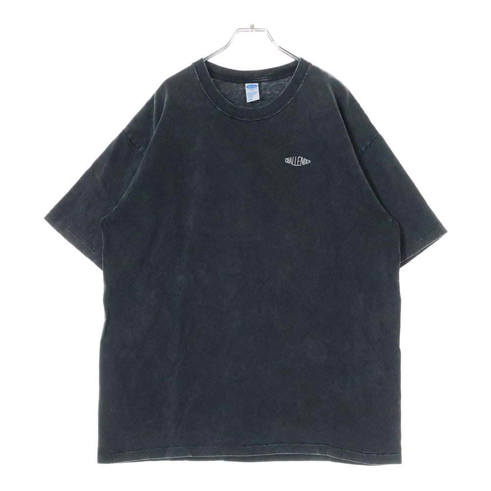 CHALLENGER(チャレンジャー) PIGMENT LOGO TEE ピグメントロゴ半袖Tシャツ カットソー グレー