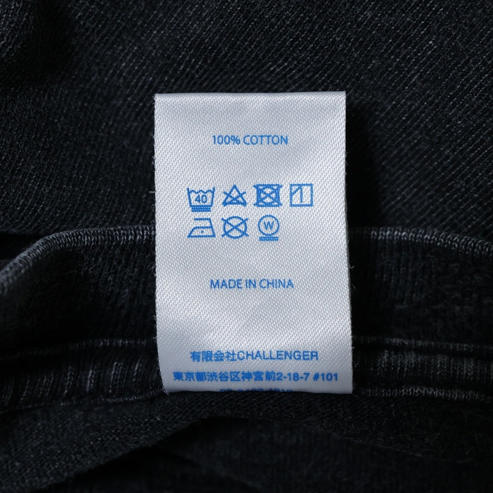 CHALLENGER(チャレンジャー) PIGMENT LOGO TEE ピグメントロゴ半袖Tシャツ カットソー グレー