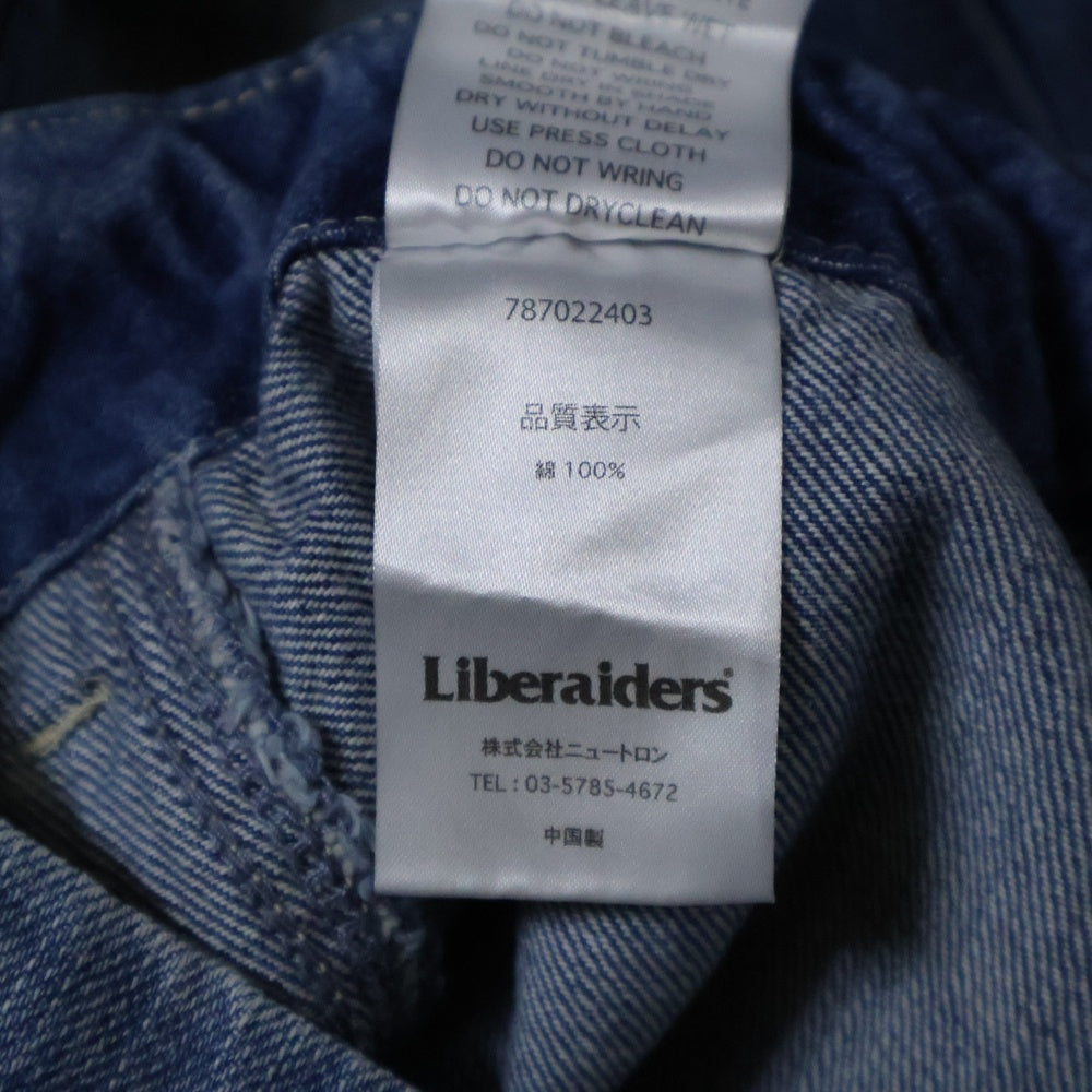 Liberaiders(リベレイダーズ) BAKER DENIM SARROUEL PANTS ベイカーデニムパンツ インディゴ