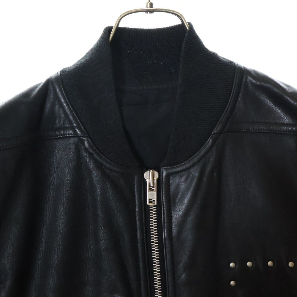 Rick Owens(リックオウエンス) 15AW SPHINX STUDDED JACKET RR15F7711 スタッズレザージャケット ブラック
