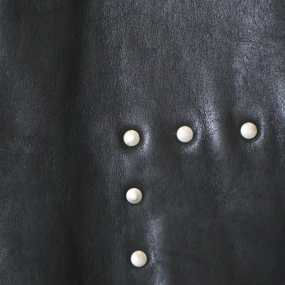 Rick Owens(リックオウエンス) 15AW SPHINX STUDDED JACKET RR15F7711 スタッズレザージャケット ブラック