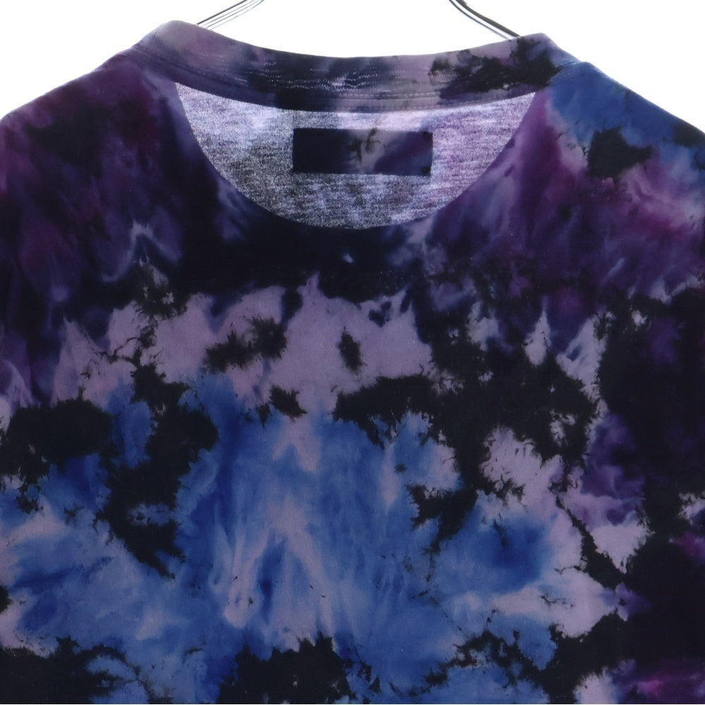 AMIRI(アミリ) タイダイプリント 半袖Tシャツ カットソー SRPS23MJG029SMRSCJ3 ブラック/パープル