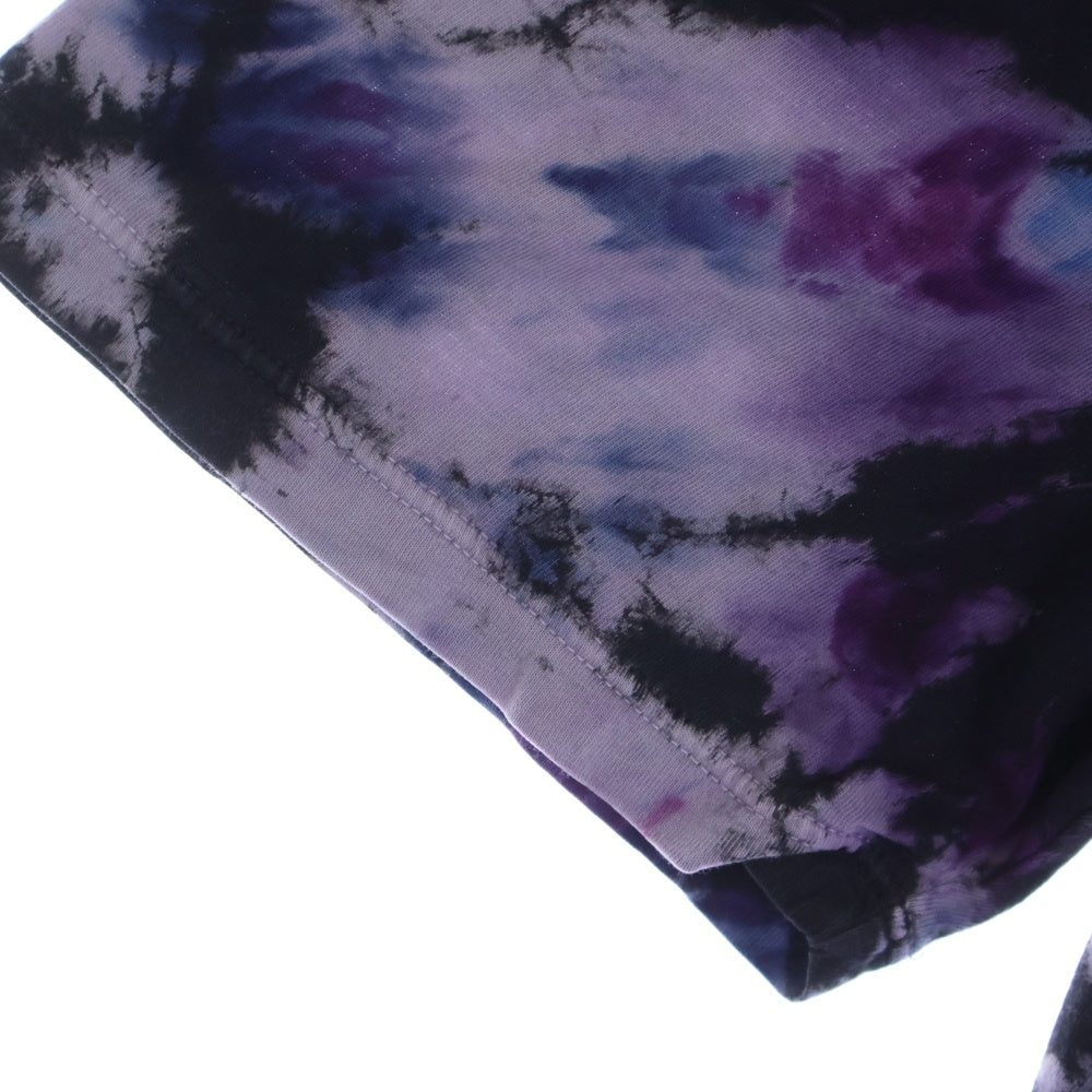 AMIRI(アミリ) タイダイプリント 半袖Tシャツ カットソー SRPS23MJG029SMRSCJ3 ブラック/パープル