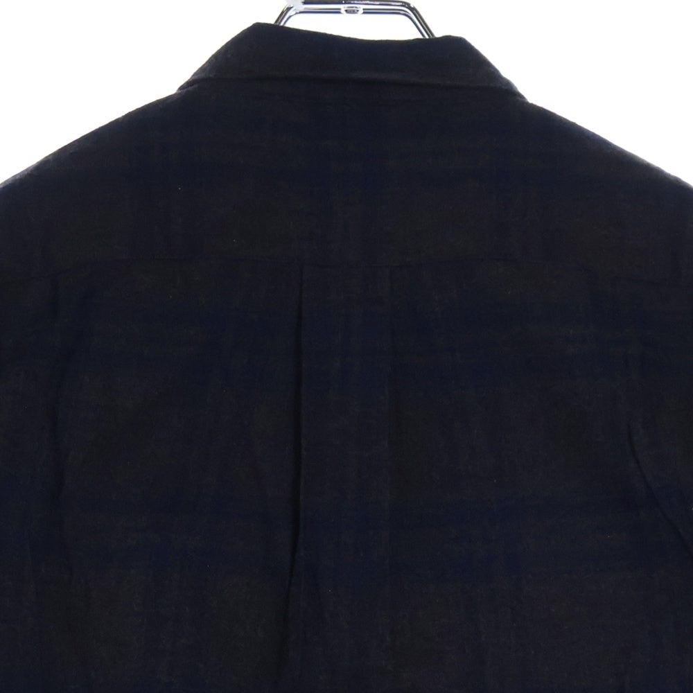CHROME HEARTS(クロムハーツ) HEYWOOD SS ヘイウッドショートスリーブ 半袖チェックシャツ グレー/ネイビー