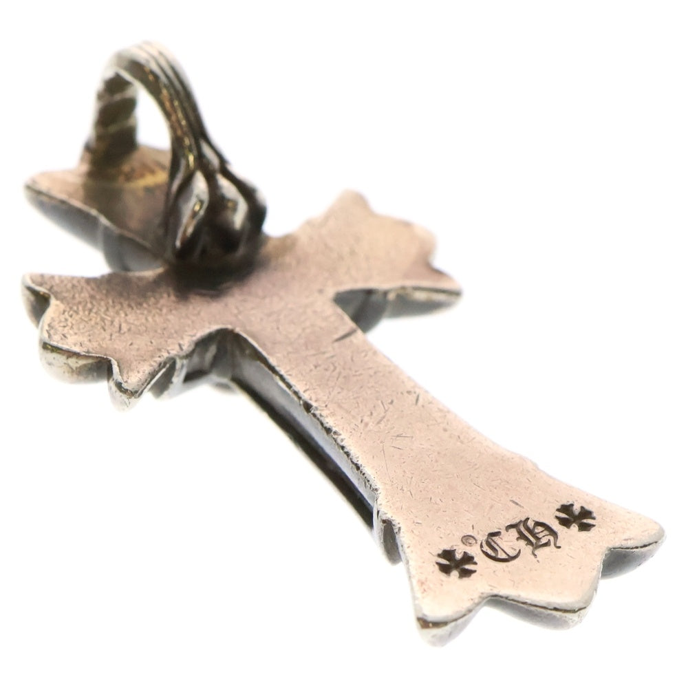 CHROME HEARTS(クロムハーツ) DBL CH CRS SML スモール ダブルCHクロスペンダントトップ シルバー BCA247