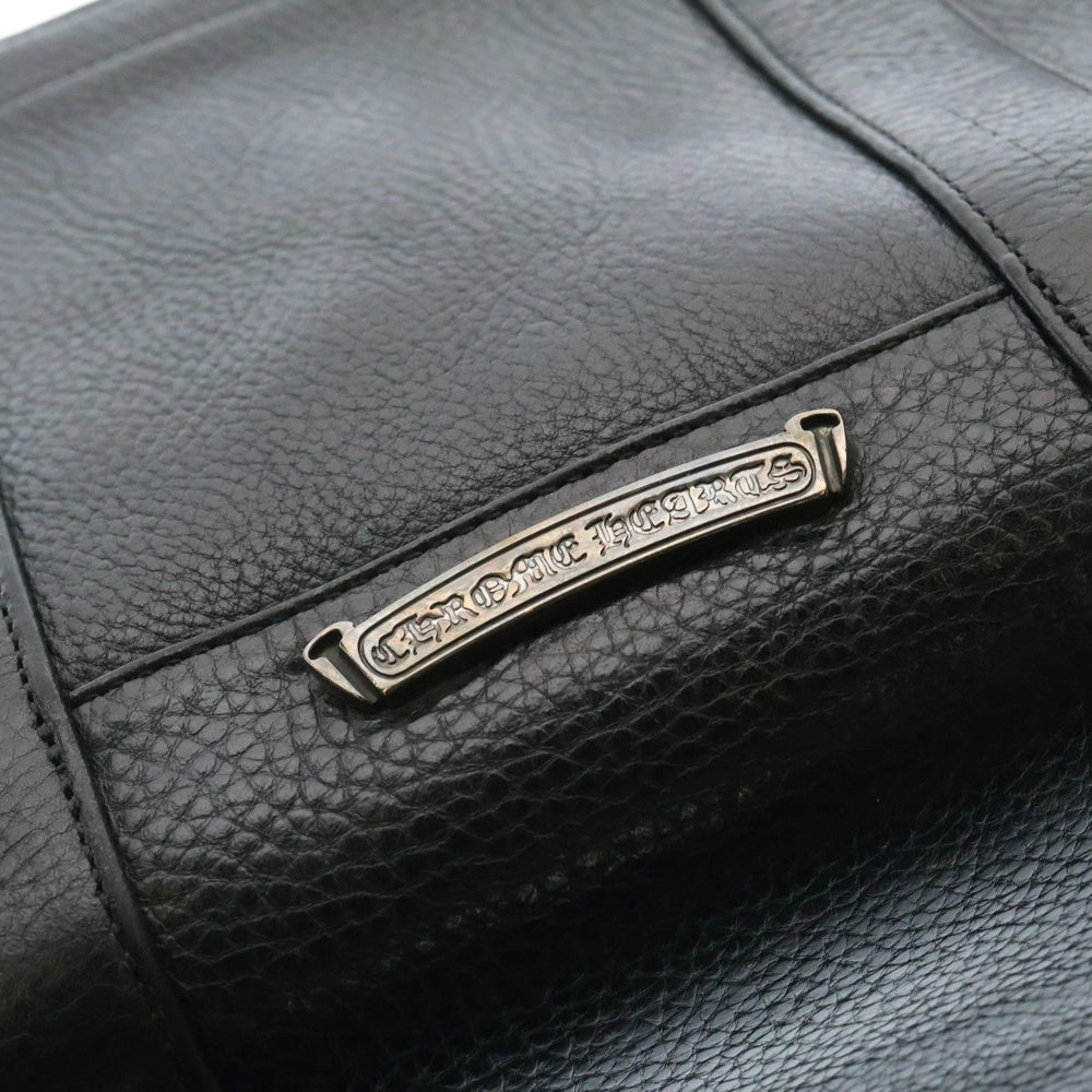 CHROME HEARTS(クロムハーツ) TOTE MINI トートミニ レザートートバッグ ブラック