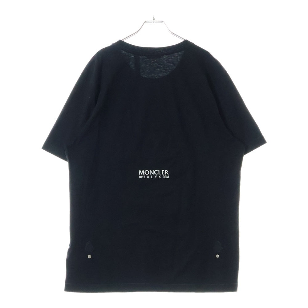 MONCLER(モンクレール) SS T-SHIRT 6 1017 ALYX 9SM 09Y-8C00001-M2780 半袖Tシャツ カットソー ブラック