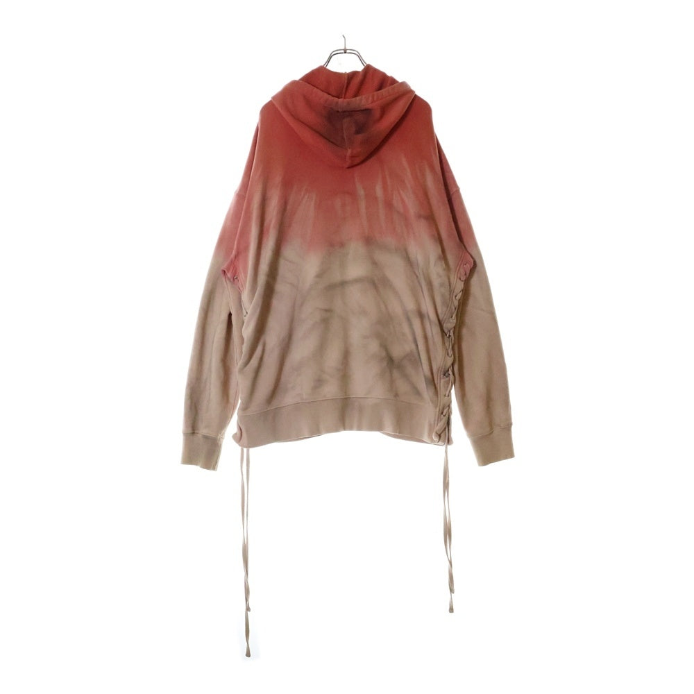 FAITH CONNEXION(フェイスコネクション) Bleached Hooded Sweater グラデーション ジップ パーカー X3306J00033 ピンク