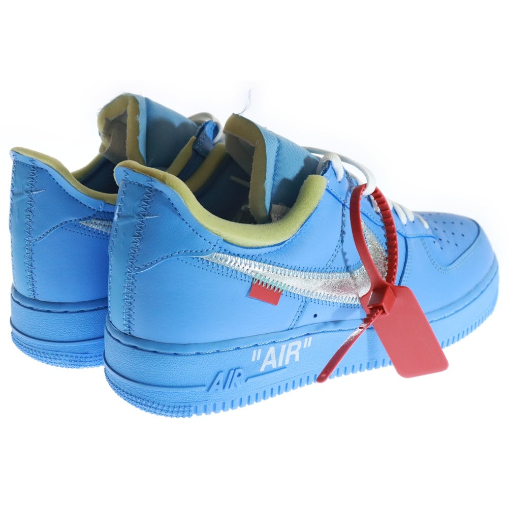 NIKE(ナイキ) ×OFF-WHITE AIR FORCE 1 LOW MCA CI1173-400 エムシーエー エアフォース1 ローカットスニーカー US9/27.0cm ライトブルー