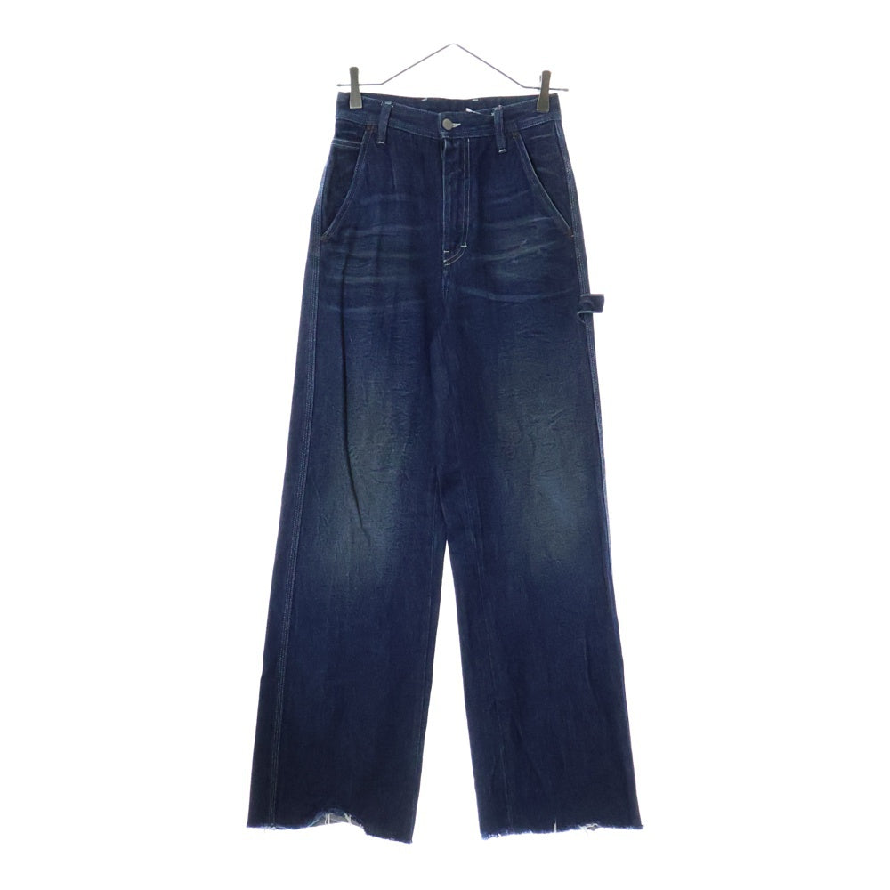 MM6 Maison Margiela(エムエムシックスメゾンマルジェラ) カットオフ ペインター デニムパンツ S52LA0069 S30640 インディゴ